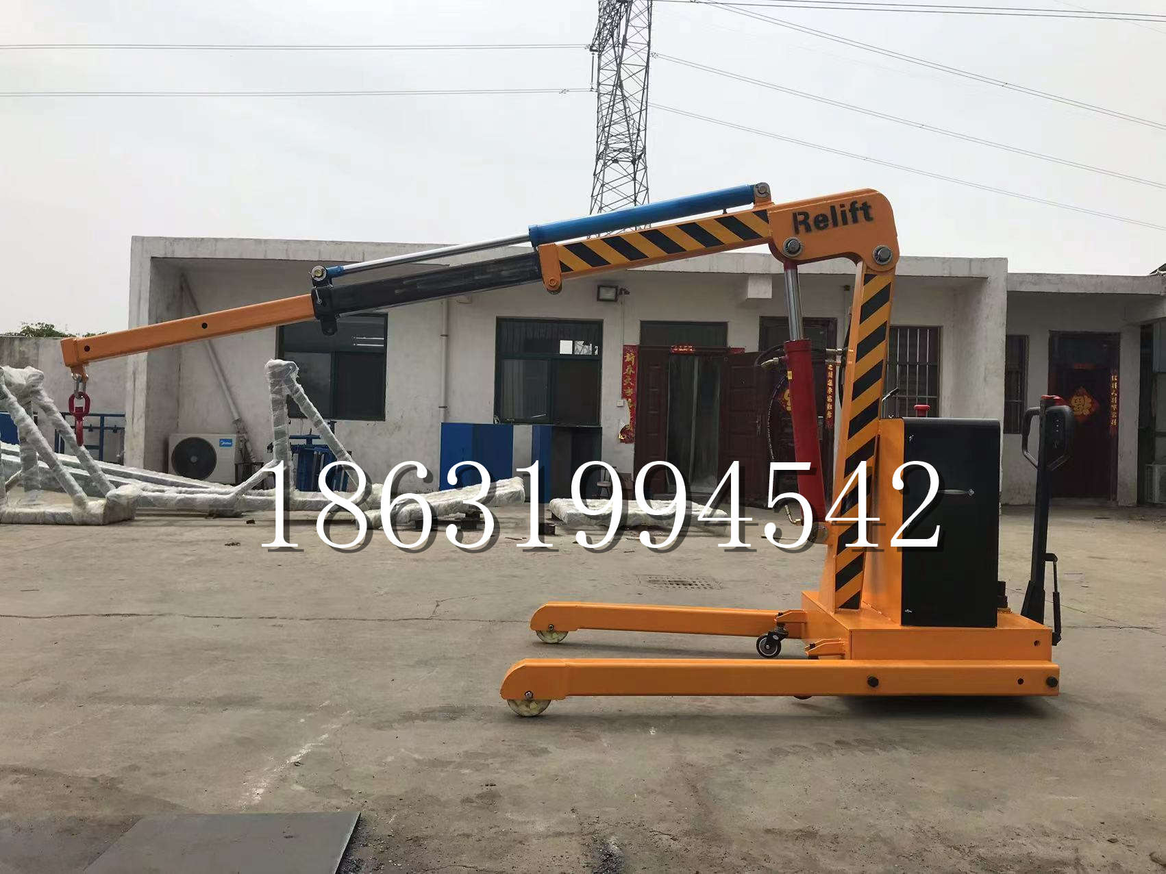 伊金霍洛旗久征定做3吨三轮随车吊 农用园林绿化移树吊 平板工程用小吊机