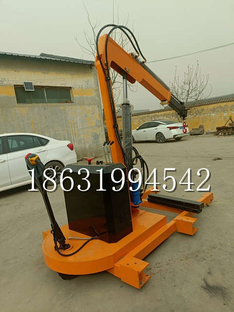 伊金霍洛旗自卸车厢随车吊 自制轮式四不像起重机 四驱平板吊 5吨 贵盛